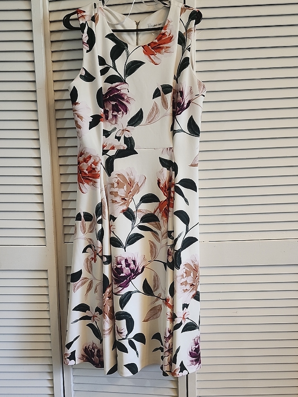 Calvin Klein Floral Midi Dress